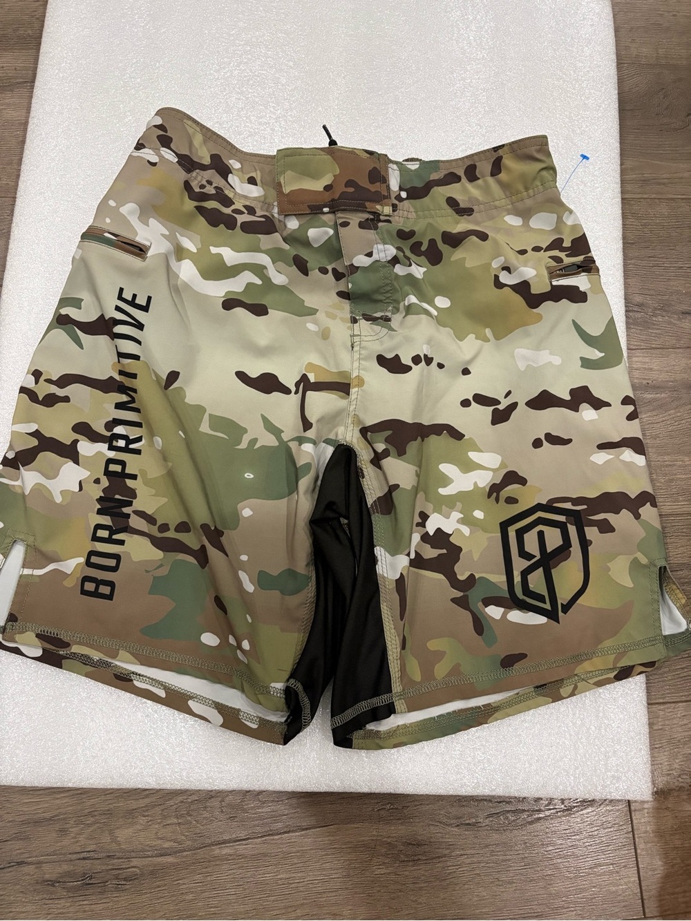 Born Primitive Men’s Multicam Camo Training Shorts - Green/Tan/Brown